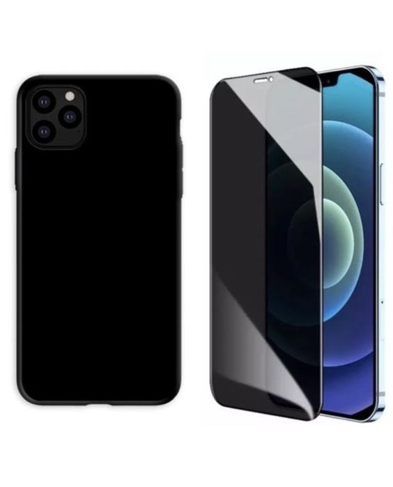 Iphone 12/13/14/15 PRO MAX Husa Silicon Protectie Camera +Folie Sticla