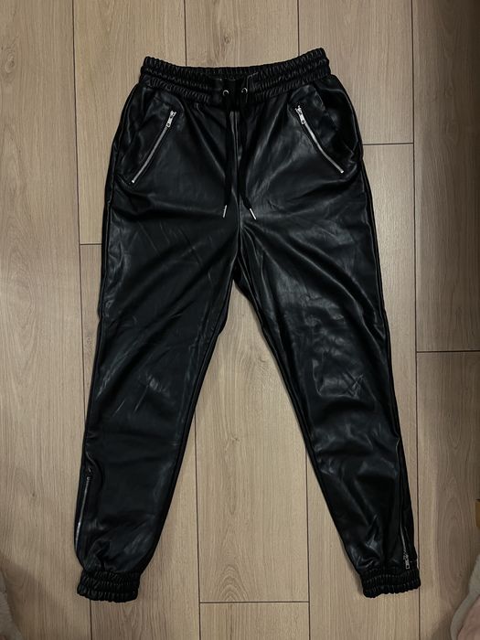 Pantaloni piele eco S