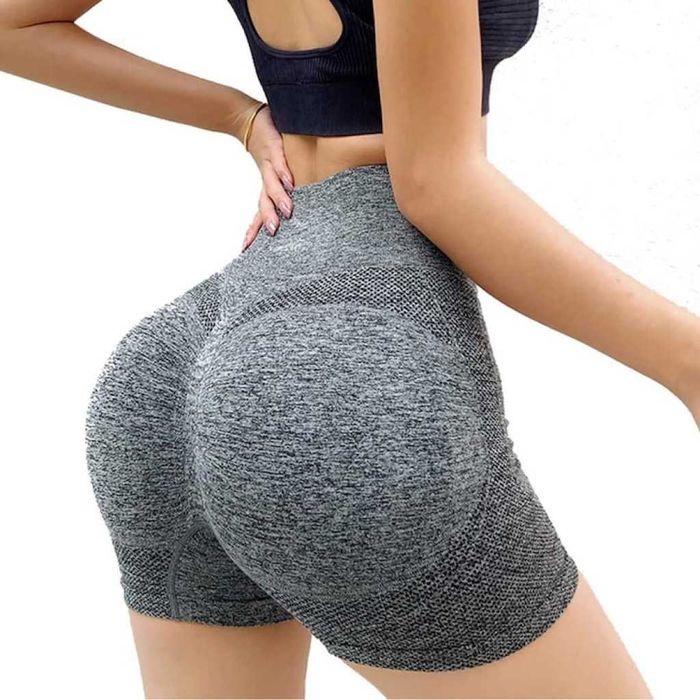 Къси панталони за Фитнес и Йога с висока талия за повдигане на дупето