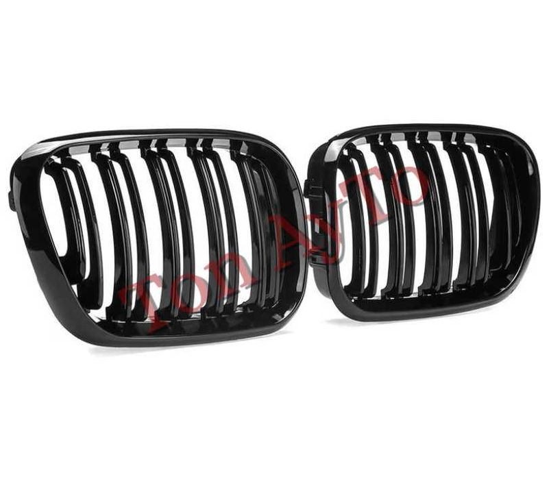 Двойни Бъбреци БМВ BMW Х5 Х6 1999 - 2003 Черен Гланц Решетки