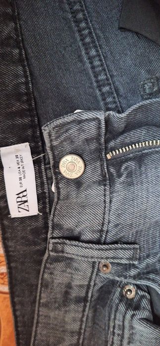 Blugi Zara culoare gri