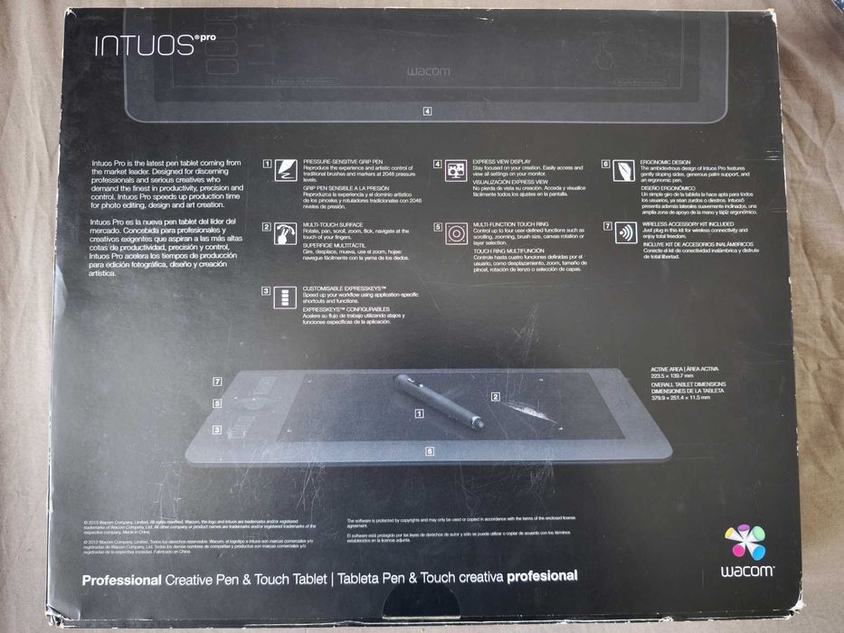 графичен таблет Wacom Intuos Pro M  /PTH-651-ENES/