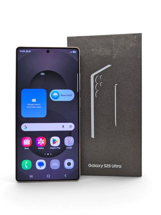 Samsung Galaxy S25 Ultra 256 GB Titanium Black Baterie 100%