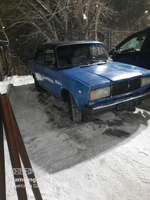 ваз лада 2107 синий