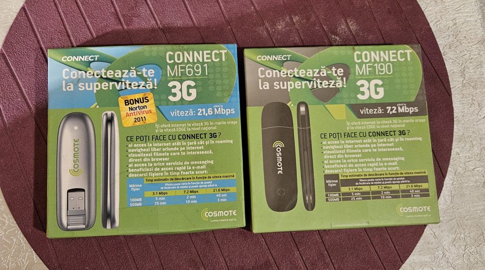 Stick uri Internet Cosmote noi , 2 bucati