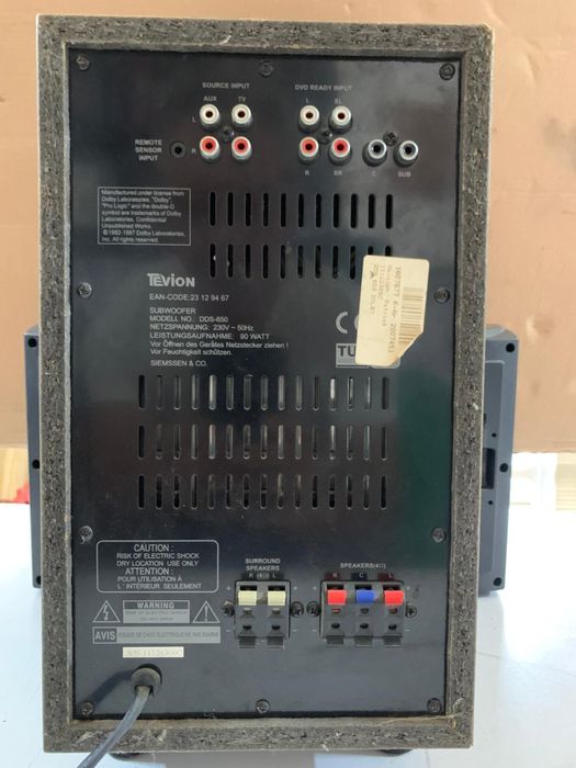 Sistem Audio 5.1 Tevion DDS-650 650W