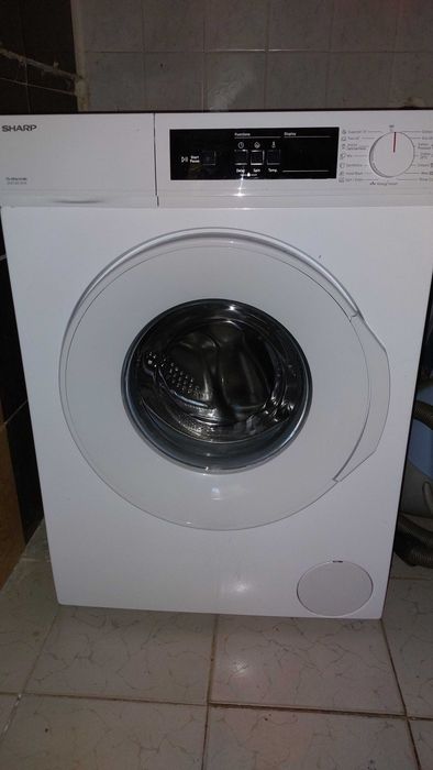 Masina de spalat rufe frontala SHARP ES-NFA6101WC-EE, 6 kg, 1000rpm, Clasa C, alb