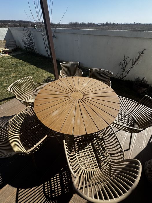 Set masa Jysk de gradina si scaune