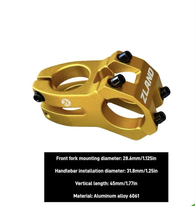 Къса щанга за велосипед ZLANDA