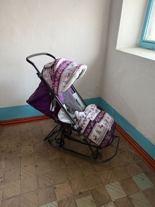 Детские санки коляска