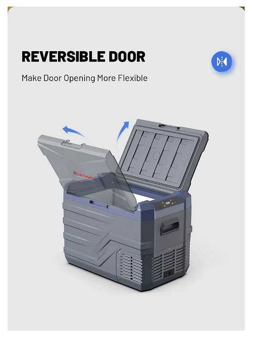 Преносим хладилник-фризер с компресор 12V/24V 100/220V-(30,40 или 50л)