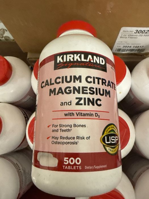 Kirkland Calcium Magnesium and Zinc with D3 500 tablets