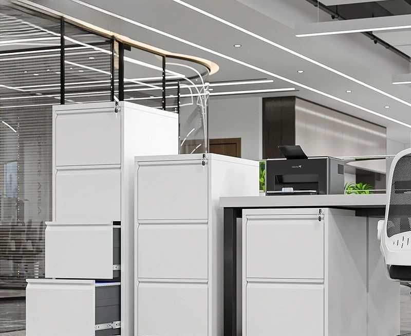 Офисные картотечные шкафы — металлические шкафчики