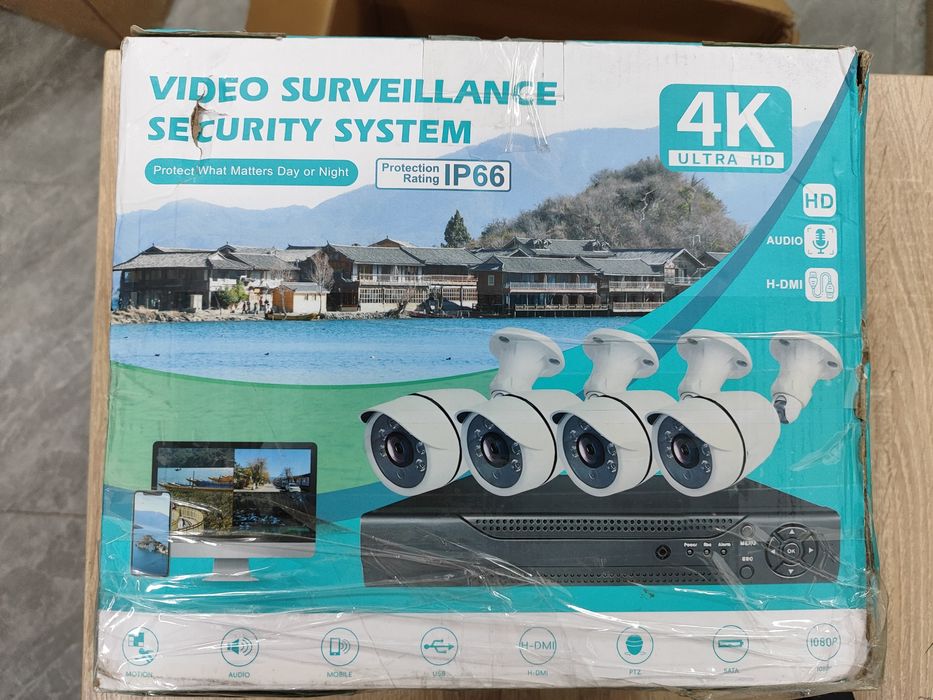 Комплект для видеонаблюдения. Новый