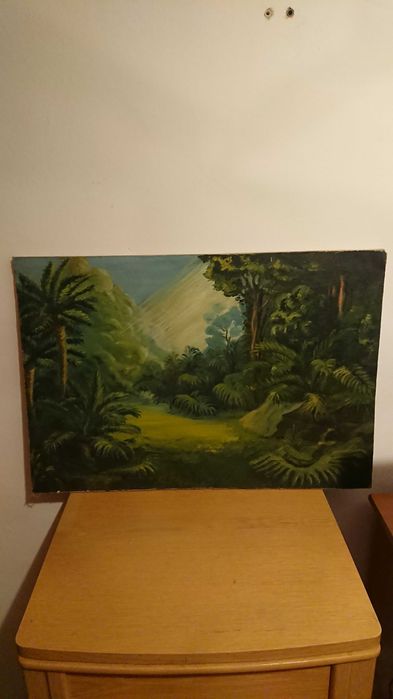 Tablouri pictate pe panza si pe lemn