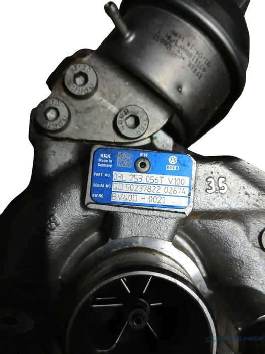 Turbina VOLKSWAGEN PASSAT B7 2.0 TDI CFF 2010 - 2014 03l253056T
