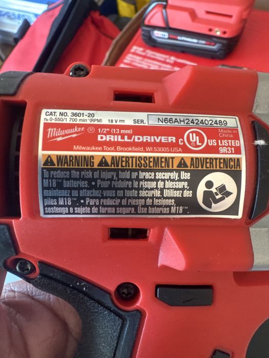 Set Milwaukee 18v USA