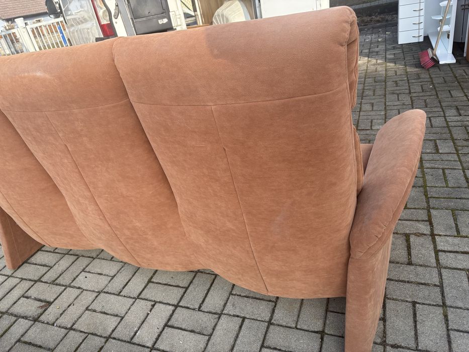Set canapea 3 locuri  cu 2 fotoli relaxare