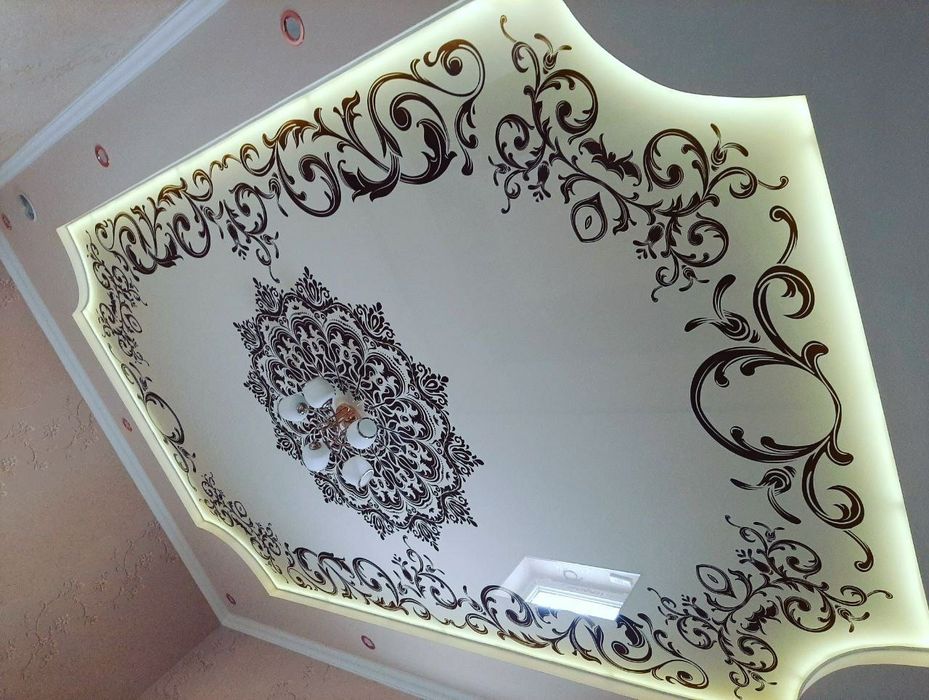 натяжные потолки..