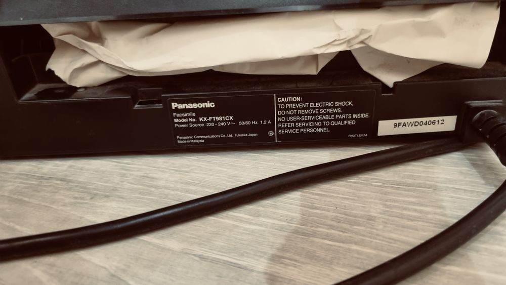 Fax/Факс Panasonic KX-FT981