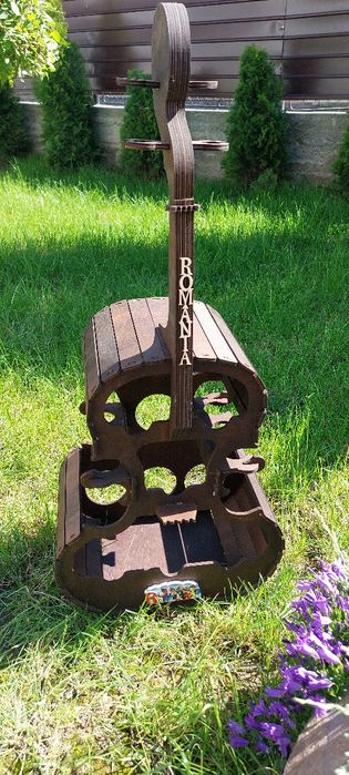 Suport pentru sticle de vin violoncel