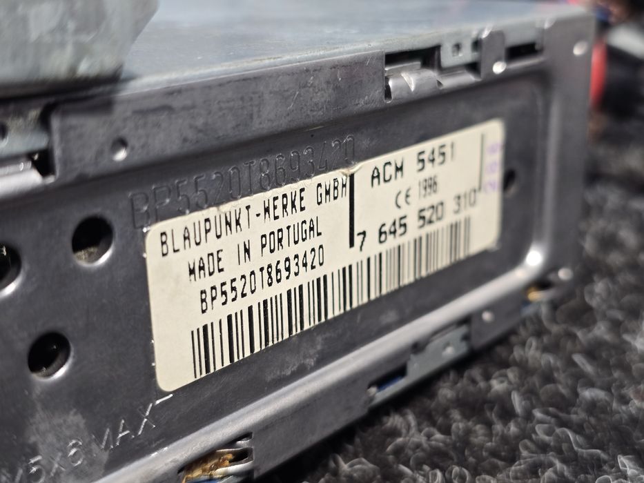 Radio casetofon retro BLAUPUNKT ACM-5451, automobile clasice, 1DIN