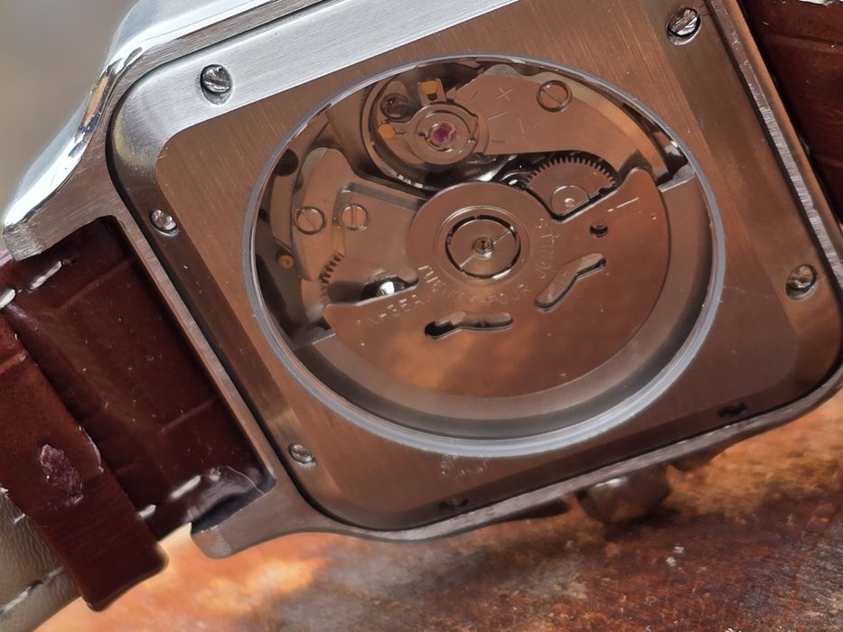 Ceas Seiko Mod "Santos" - Automatic NH35 - 41mm - Custom Build - Nou