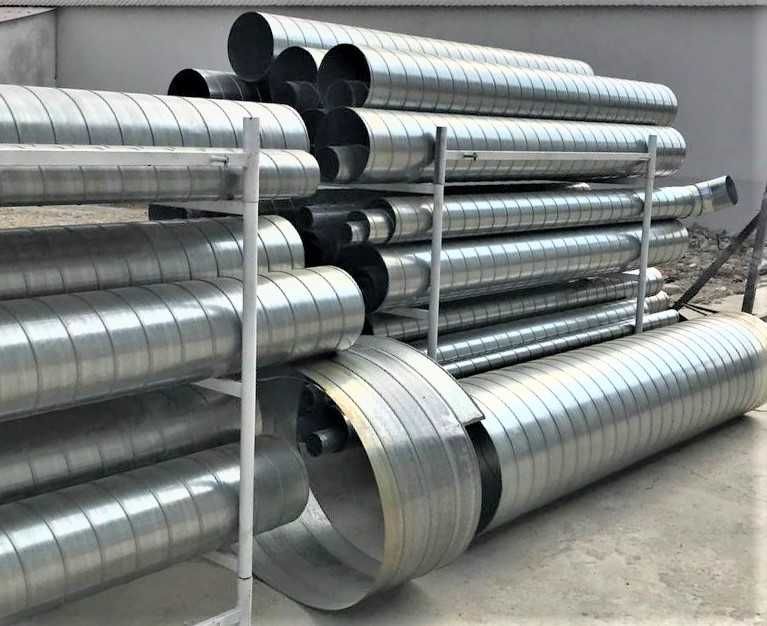 Спиральные воздуховоды (круглые) Spiral havo kanallari