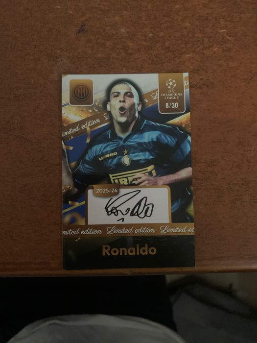 Карта с автографам