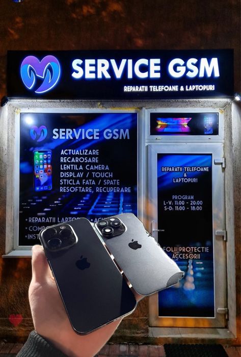 *Reducere*  Sticlă / Capac iPhone X/Xs/14/15/16 Pro/Max/Plus 