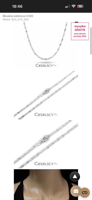 Lănțișor din argint