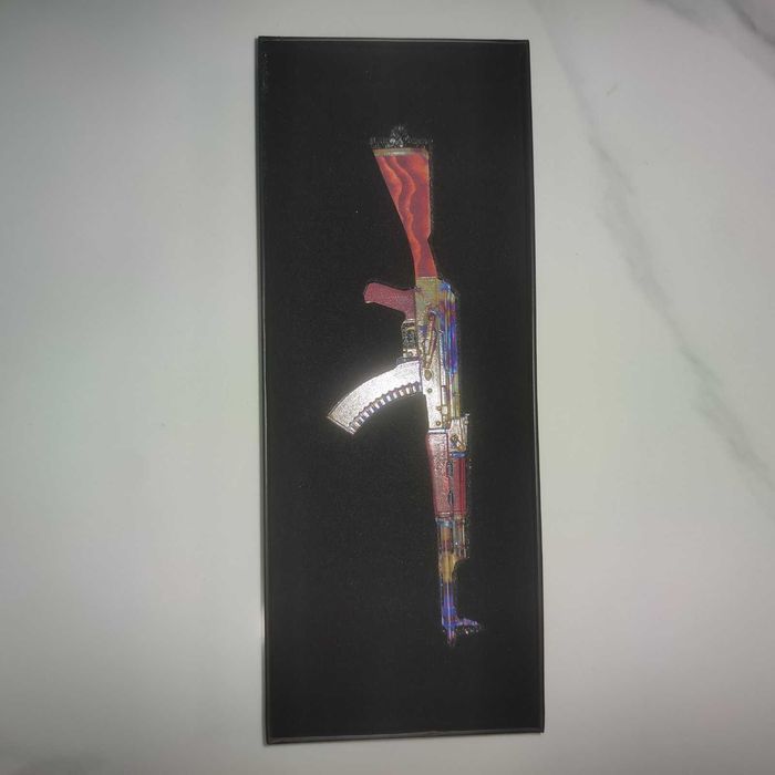 Умален модел на AK-47 Case Hardened от CS:GO/CS:2 в мащаб 1:6
