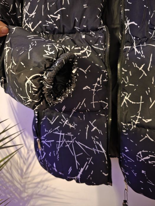 Зимно мъжко черно яке