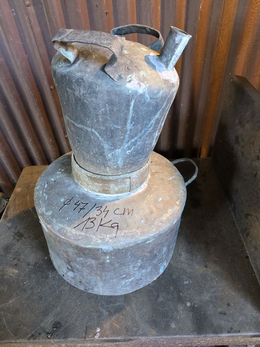 Cazan cupru stare buna., platbenzi și țeava cupru