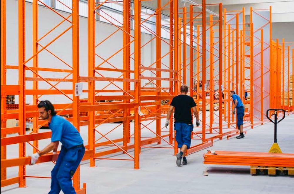 Паллет учун стеллаж , омбор стелажи , темир стилаж