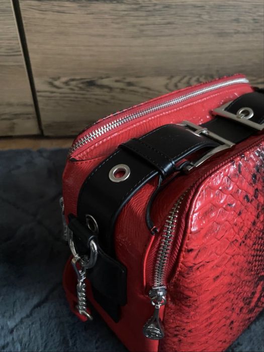 Geanta din piele naturala de vacă Baldinini