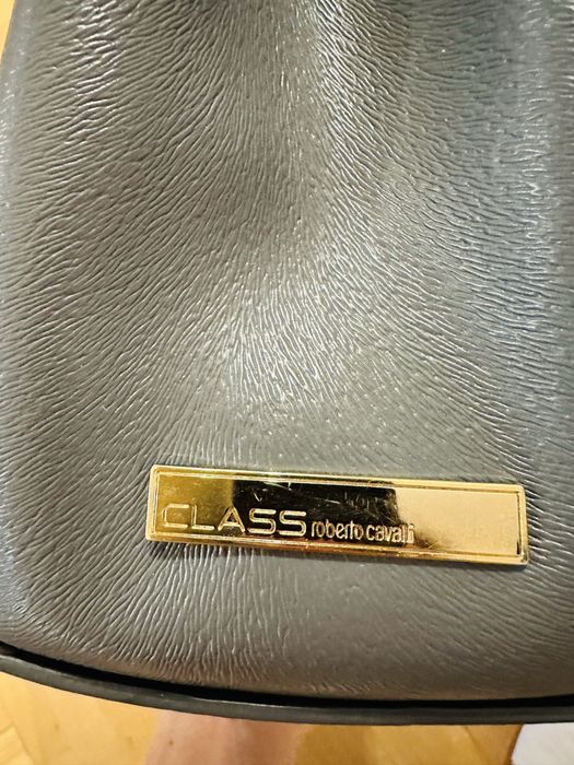 Geanga piele naturala de vitel Roberto Cavalli