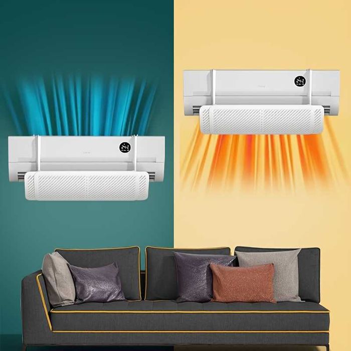 Регулируем дефлектор за климатик 58cm-93cm ，Универсален, Бърз монтаж