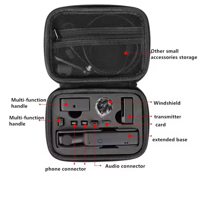 Преносим кейс за DJI Osmo Pocket 2 (водоустойчив и удароустойчив)