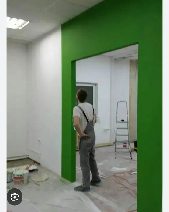 Malyarka ishlari ustalari.