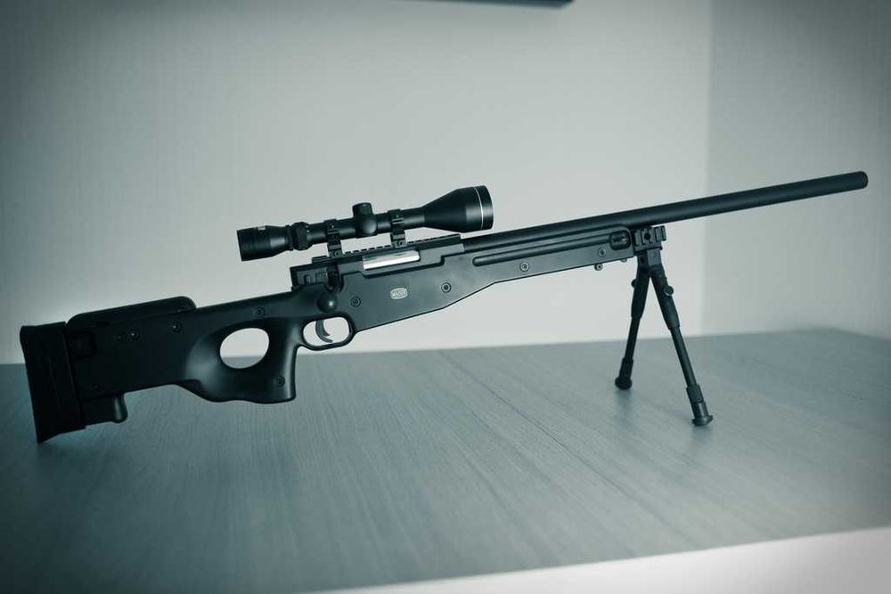 Cea Mai Puternica Replica AIRSOFT!! Pusca De Aproape 5 j cu arc Spring