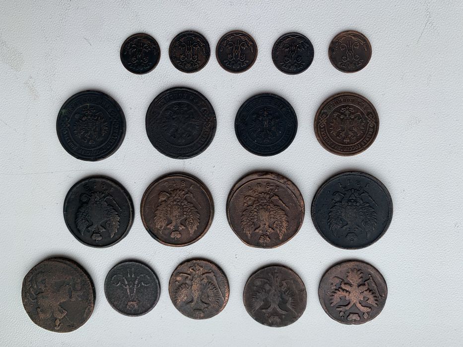 Царские медные монеты