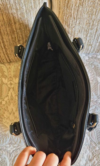 Geanta neagra piele ecologica