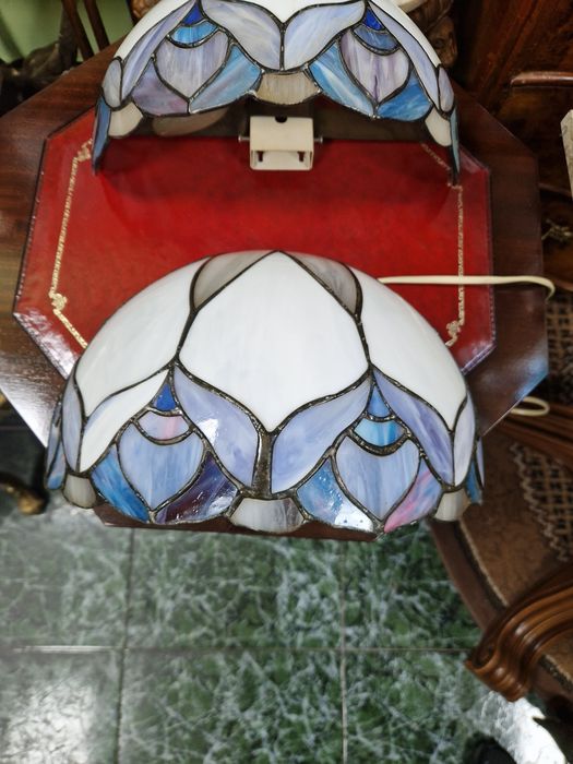 Чифт страхотни антикварни аплици Тифани