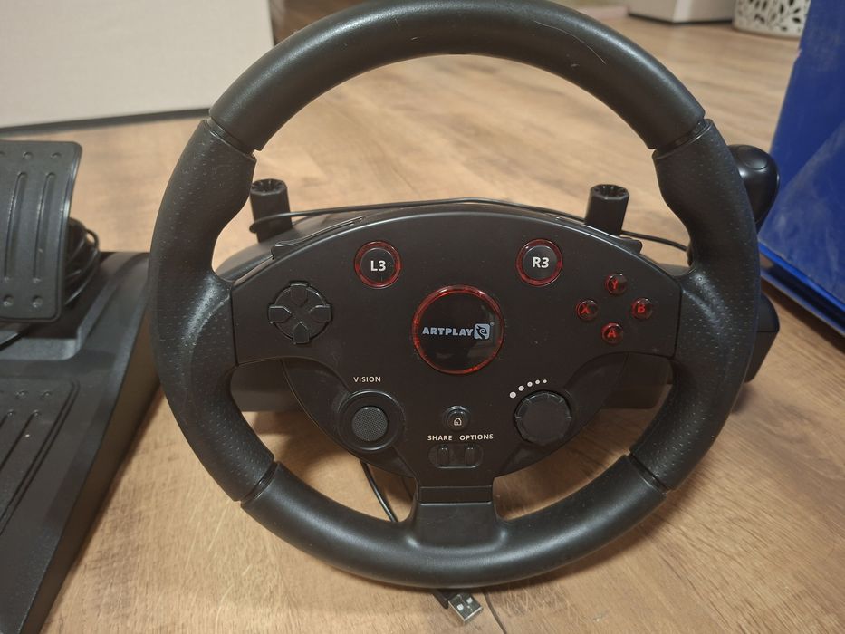 Игровой гоночный руль