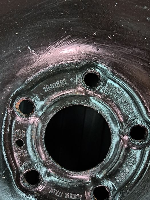 Jante ( roti) tabla/ otel renault  R 16 + anvelope 205/60/r16