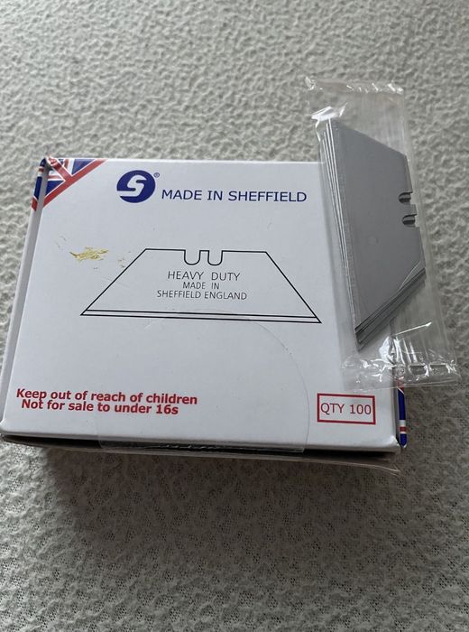 Vand set 10 buc rezerve lame cutter trapez made in UK