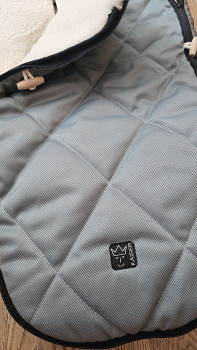Бебешки чувал с мека овча вълна Kaiser XL Ears Wool