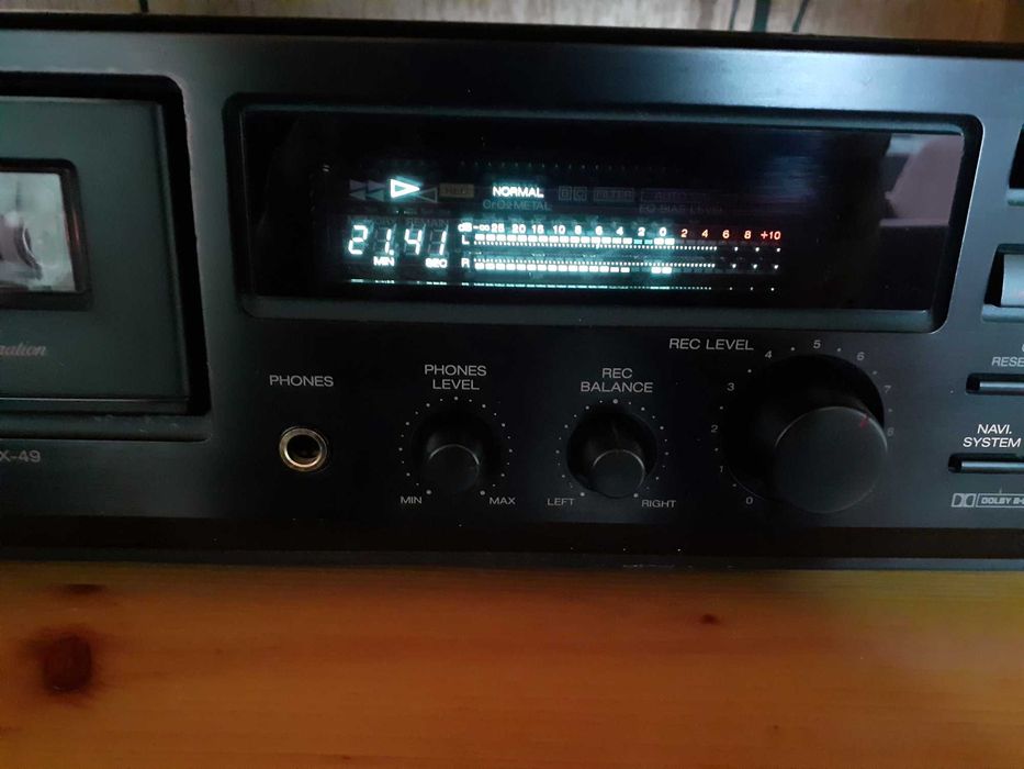 Перфектен дек AKAI DX-49- Японски топ модел-Като Нов. ПРОМОЦИЯ.