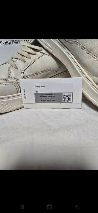 Adidași Emporio Armani albi – originali